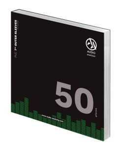 50x PVC 7" Outer Sleeves (140 Micron) ZUB