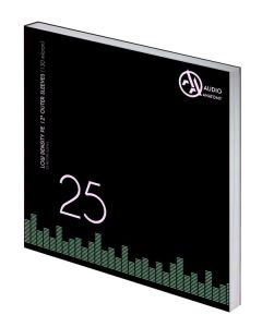 25x 12" PE Low Density Outer Sleeves (130 Micron) ZUB