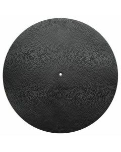 Schallplatten-Matte Slipmat (Leder schwarz) ZUB