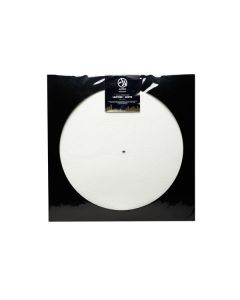 Schallplatten-Matte Slipmat (Leder weiß) ZUB
