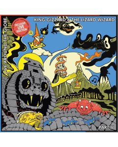 King Gizzard & The Lizard Wizard - Live Around The Globe - Part V (RSD 2025) (Limited Numbered Edition) (Transparent Red/White Marbled Vinyl) LP