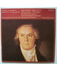 Beethoven (1770-1827) • Sinfonien Nr. 2 & Nr. 9 2 LPs • Herbert Blomstedt