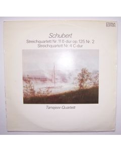Franz Schubert (1797-1828) • Streichquartette Nr. 11 & Nr. 4 LP • Tanejew-Quartett