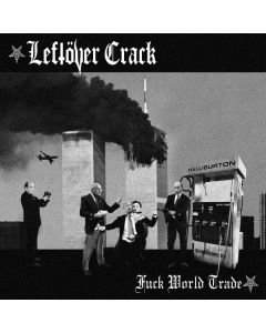 Leftöver Crack - Fuck World Trade (200g) (Clear W/ White & Red Splatter Vinyl) LP
