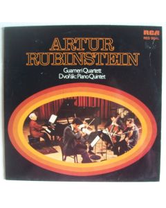 Artur Rubinstein & Guarneri Quartet: Antonin Dvorak (1841-1904) • Piano Quintet LP