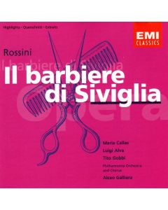 Gioacchino Rossini (1792-1868) • Il Barbiere di Siviglia CD • Maria Callas