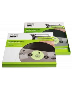 FLUX-Sleeves Innenhüllen 50er in Sammlerbox + FLUX Vinyl-Brush Samt-Karbon (Bundle) ZUB