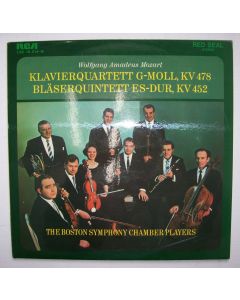 The Boston Symphony Chamber Players: Mozart (1756-1791) • Klavierquartett, Bläserquintett LP
