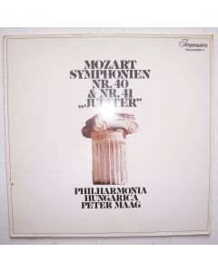 Wolfgang Amadeus Mozart (1756-1791) • Symphonien Nr. 40 & Nr. 41 LP • Peter Maag