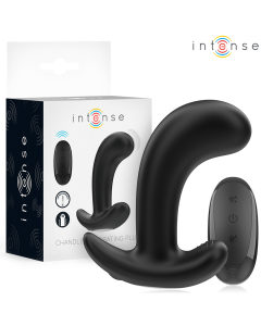 INTENSE - CHANDLER ANAL PLUG 10 VIBRATIONEN SCHWARZ FERNBEDIENUNG