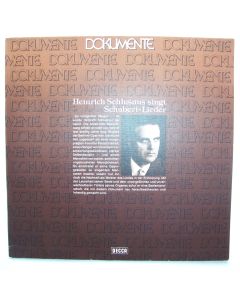 Heinrich Schlusnus singt Schubert-Lieder LP