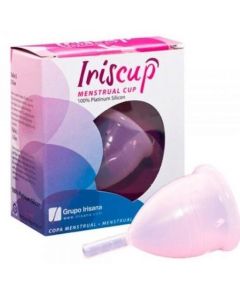 IRISCUP - GROSSER ROSA MONATSTASSE + KOSTENLOSER STERILISATORBEUTEL