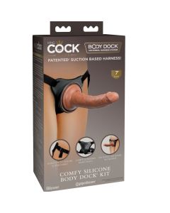 KING COCK - ELITE BEQUEMER VERSTELLBARER GURT MIT DILDO 17.8 CM