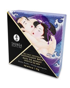 SHUNGA - BADESALZ MIT EXOTISCHEM LILA-GESCHMACK 75 GR