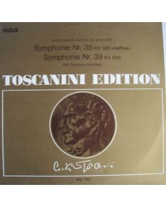 Mozart (1756-1791) • Symphonie Nr. 35 & 39 LP • Arturo Toscanini