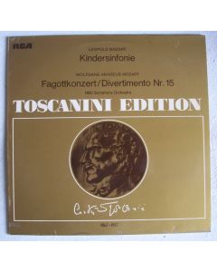 Arturo Toscanini (1867-1957) Edition: Leopold Mozart - Kindersinfonie LP