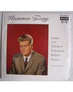 Hermann Prey singt Lieder von Schubert, Schumann, Brahms, Strauss LP