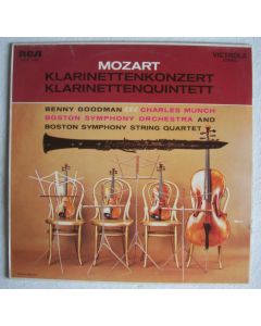 Wolfgang Amadeus Mozart (1756-1791) • Klarinettenkonzert LP • Benny Goodman