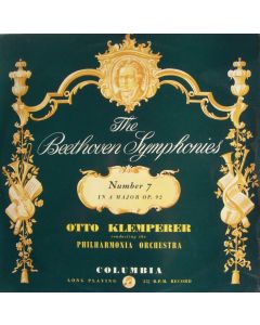 Ludwig van Beethoven (1770-1827) • Symphony No. 7 LP • Otto Klemperer