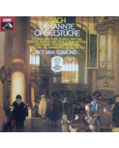 Johann Sebastian Bach (1685-1750) • Bekannte Orgelstücke LP • Piet van Egmond