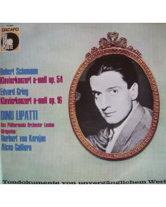 Dinu Lipatti: Robert Schumann (1810-1856) • Klavierkonzert a-moll op. 54 LP