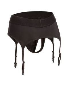 CALEXOTICS - BOUNDLESS THONG MIT GARTER L/XL