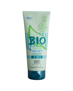 HOT - BIO-MASSAGE & GLEITMITTEL AUF WASSERBASIS 2 IN 1 200 ML