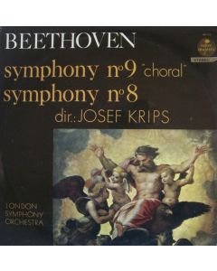Ludwig van Beethoven (1770-1827) • Symphony No. 9 Choral & No. 8 2 LPs • Josef Krips