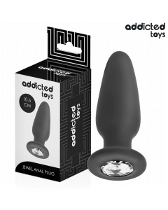 ADDICTED TOYS - ANAL PLUG MIT JUWEL GRÖSSE M 10,4 CM