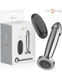 INTENSE - ANAL PLUG 10 VIBRATIONEN METALLDILDO MIT FERNBEDIENUNG M