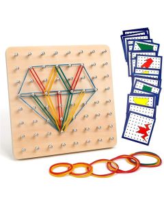 Homealexa Holz Geoboard-Set