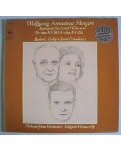 Mozart (1756-1791) • Konzerte für 2 und 3 Klaviere LP • Robert, Gaby & Jean Casadesus