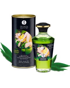 SHUNGA - BIO-GRÜNER TEE-WÄRMEEFFEKT-MASSAGEÖL 100 ML