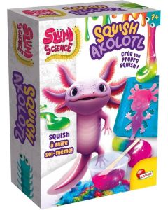 Squish Axolotl – Wissenschafts-Set (Anleitung in franz.)