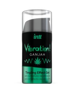 INTT - KRAFTVOLLES INTIMSTIMULIERENDES FLÜSSIGES VIBRATIONSGEL CANNABIS 15ML