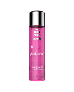 SWEDE - FRUITY LOVE MASSAGEÖL MIT WÄRMENDEM EFFEKT ROSA HIMBEERE UND RHABARBER 120 ML