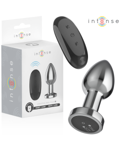 INTENSE - ANAL PLUG 10 VIBRATIONEN METALL MIT FERNBEDIENUNG M