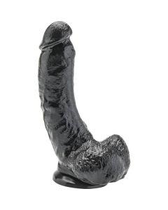 GET REAL - DILDO 20,5 CM MIT KUGELN SCHWARZ