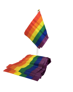 PRIDE - LGBT-FLAGGE, KLEINE FLAGGE, BANNER