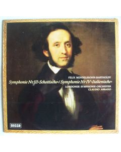 Mendelssohn-Bartholdy (1809-1847) • Symphonie Nr. III & IV LP • Claudio Abbado