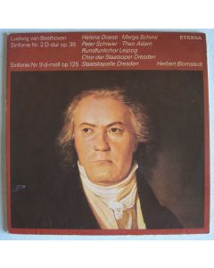 Beethoven (1770-1827) • Sinfonien Nr. 2 & Nr. 9 2 LPs • Herbert Blomstedt