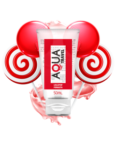 AQUA TRAVEL - LOLLIPOP FLAVOUR SCHMIERMITTEL AUF WASSERBASIS - 50 ML