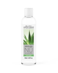MIXGLISS – 2-IN-1-GLEIT- UND MASSAGEGEL AUF WASSERBASIS, NURU ALOE VERA, 150 ML
