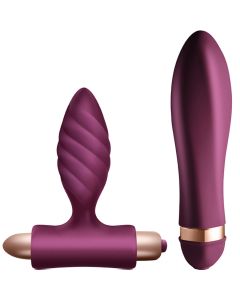 CLIMAXIMUM - DESIRE KIT TWISTED VIBRATOR + ANALPLUG