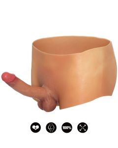 VERBORGENE BEGIERDE – ALTER EGO BOXERSHOT MIT 18 CM PENIS, GRÖSSE L