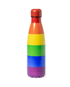 PRIDE - METALLIC-WARMWASSERHEIZUNG MIT DER LGBT-FLAGGE