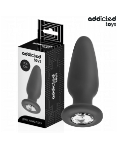 ADDICTED TOYS - ANAL PLUG MIT JUWEL GRÖSSE L 12,6 CM