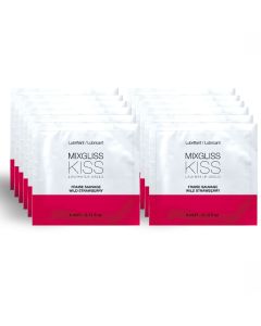 MIXGLISS - WASSERBASIERTES SCHMIERMITTEL ERDBEERGESCHMACK 12 EINZELDOSIS 4 ML