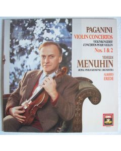 Niccolo Paganini (1782-1840) • Violin Concertos Nos. 1 & 2 LP • Yehudi Menuhin