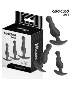 ADDICTED TOYS - 3ER-SET ANALPLUG MODELL 1